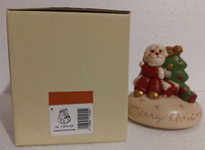 THUN Natale: Carillon Babbo Natale Con Albero - E2051A80 - Fuori Produzione
