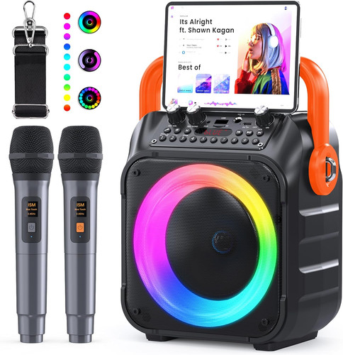 Karaoke con microfono - con,