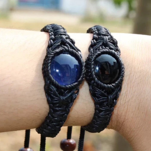 Bracciali blu nero leklai - 2,