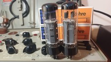 EL34 6CA7 SIMENS,x2pz,O getter,Testato forte 100%+,TV7