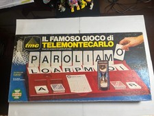 GIOCO DA TAVOLO PAROLIAMO TELEMONTECARLO ADICA PONGO ANNI 80 COMPLETO BOARD GAME