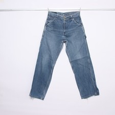 Levi's 673 work pant tg. W32 L34 Usato (Cod.F3503) denim uomo levis tab orange