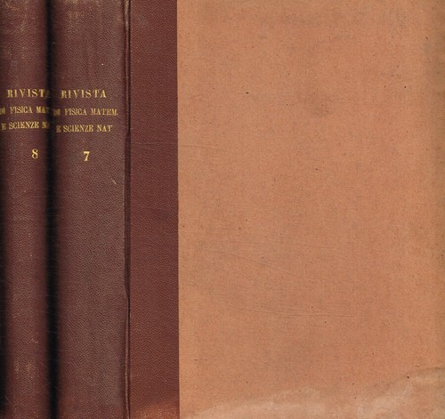 Rivista fisica matematica - rivista,