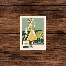 Vintage French Wine sticker