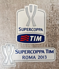 Toppa Patch Tim Cup Finale set SUPERCOPPA ROMA 2013 Lazio Juventus