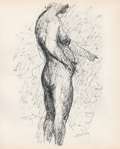 Marino marini nudo femminile - marini,
