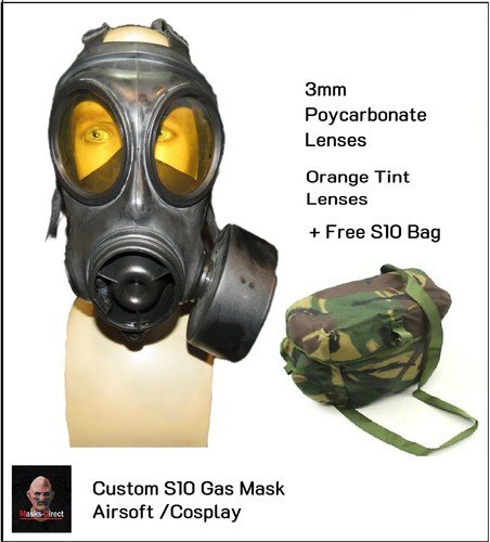 S10 gas mask single filter - s10,