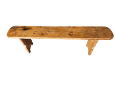 WOODEN BENCH INTACT 20TH