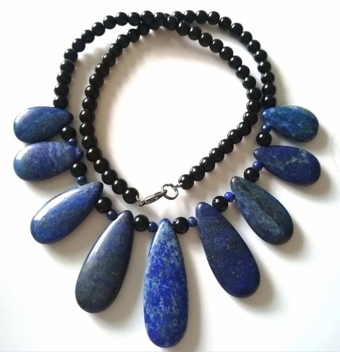 Collana onice lapislazzuli - onice,