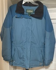 Vintage Y2K L.L. Giacca parka Bean bambino blu Primaloft sci/snowboard grande L