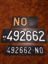  TARGA AUTO D’EPOCA COMPLETA