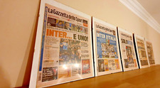 Gazzetta dello Sport Inter TRIPLETE 2010 - 5 GAZZETTE ORIGINALI