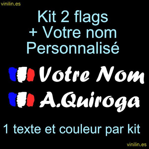 Vinyl sticker drapeau - sticker, et