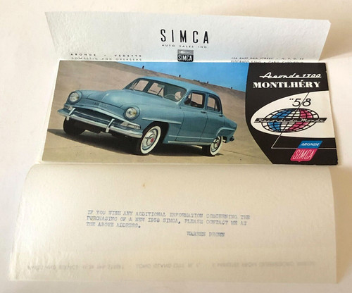 Brochure vendita simca - vendita,