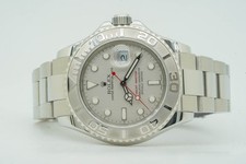 Rolex Yacht-Master 40mm 16622 YachtMaster Silver Dial Platinum Bezel 01/2007 ...