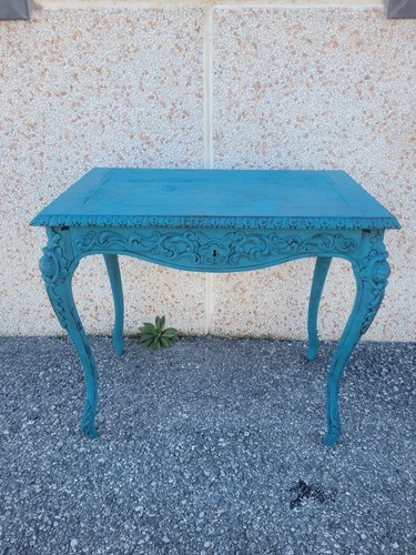Antico scrittoio scolpito - ,