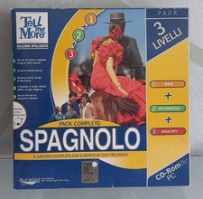 CORSO DI SPAGNOLO COMPLETO LIVELLO BASE + INTERM + AVANZATO CD-ROM CONSEGNA 48H