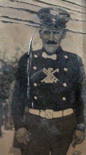 Vintage pompiere parata