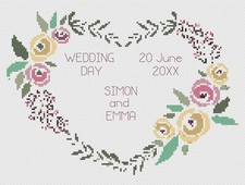 Punto Croce Matrimonio Kit