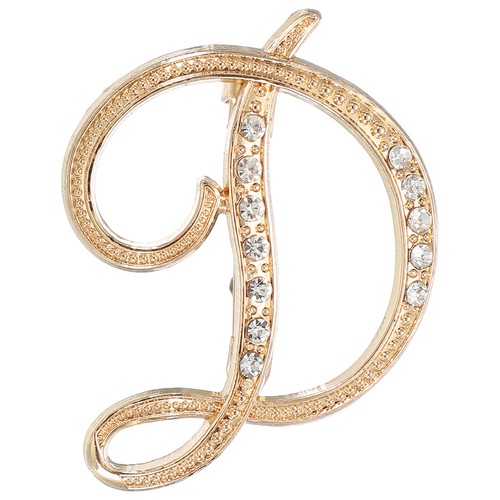 For letters brooches - ,, initials