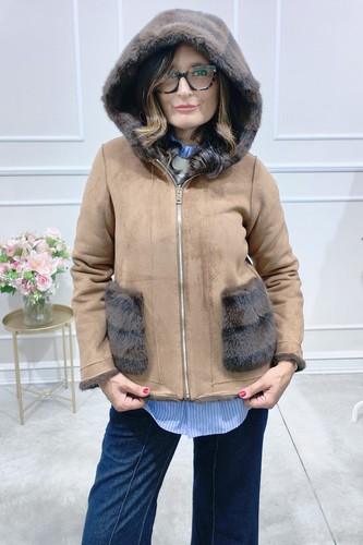 Montone donna giacca double - montone,