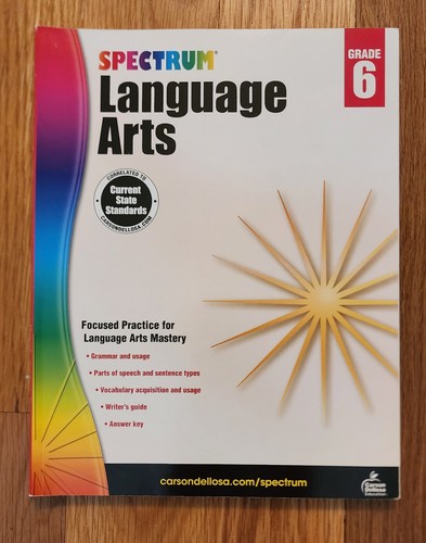 Spectrum language arts grade - spectrum, arts,