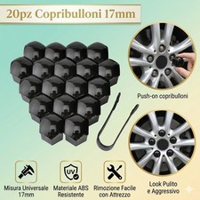 20x Copribulloni 17mm copri