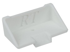 RT Spoiler anteriore Flex per 1:8 Mugen MBX8R/TR, stampato in 3D in elegante bianco