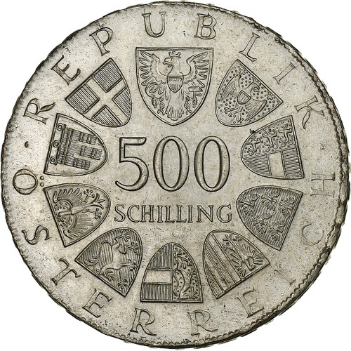 Autriche 500 schilling 1981 - autriche,,