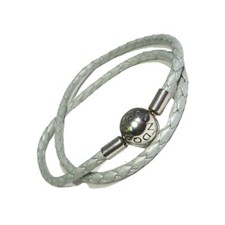 Pandora Braided Leather Blue