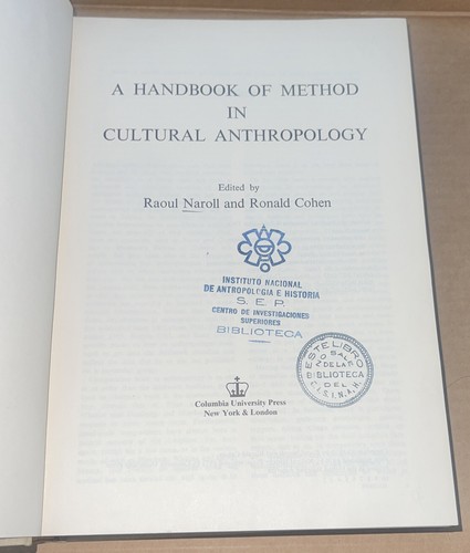 Handbook method in - a,