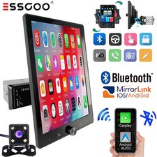 Autoradio 1 DIN 10,4'' Wireless Carplay Android Auto Bluetooth USB TF AUX Camera