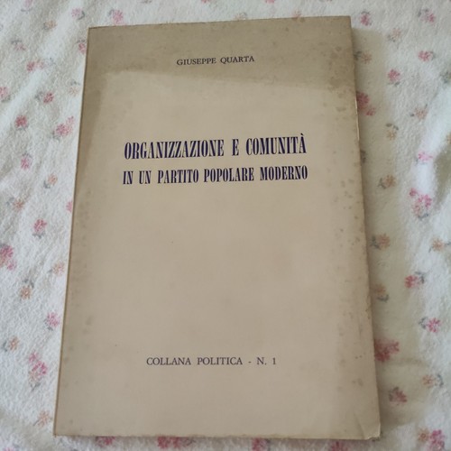 Organizzazione comunità in - organizzazione, e