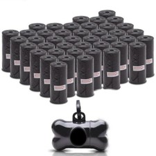 750 SACCHETTI IGENICI ricarica CAGNOLINO feci PET rotolini cani gatti Dispenser