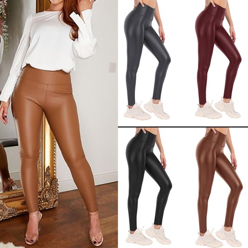 Leggings donna ecopelle - , squat