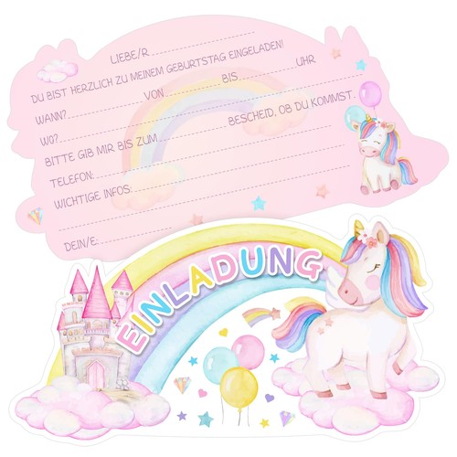 12pcs inviti compleanno - 12pcs,