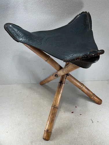 Sgabello pieghevole vintage