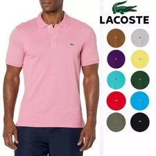 Autentica Polo Uomo Lacoste Slim Fit -- Nuova Con Etichette -- TUTTI I COLORI E TAGLIE