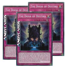 3x THE DOOR OF DESTINY (Porta Del Destino) Segreta-Prismatica WSUP EN031 YUGIOH