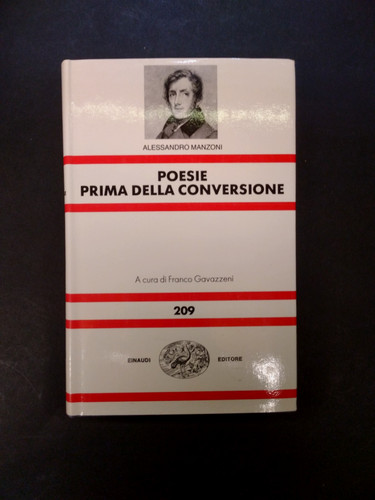 Manzoni poesie prima della - manzoni,