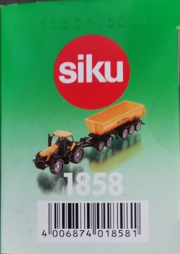 Siku 1858 trattore jcb con - 1858,