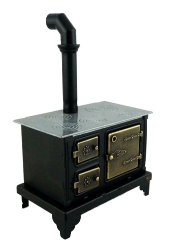 Cucina miniatura vintage - miniatura, nera