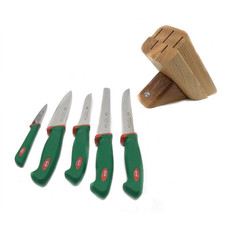 Ceppo Sanelli con 5 coltelli