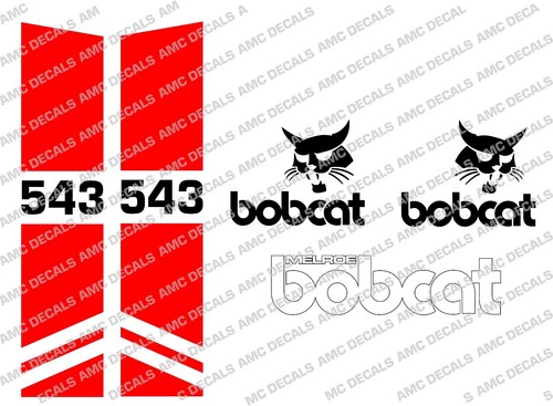 Set adesivi per bobcat 543 - di,
