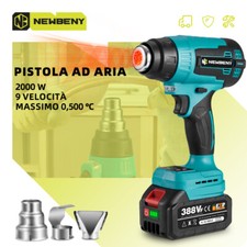 Pistola termica aria calda a batteria Termosoffiatore per 18V Makita batteria