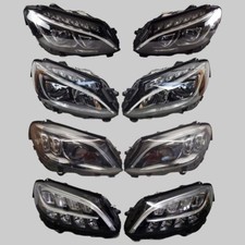 FARI ANTERIORI USATI ORIGINALI MERCEDES CLASSE C W205 XENON LED, SINISTRO DESTRO