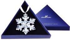 Swarovski 2016 Fiocco di neve STELLA ORNAMENTO Natalizio Annuale Festività