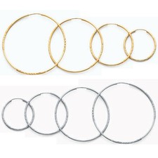 Orecchini Cerchio Taglio