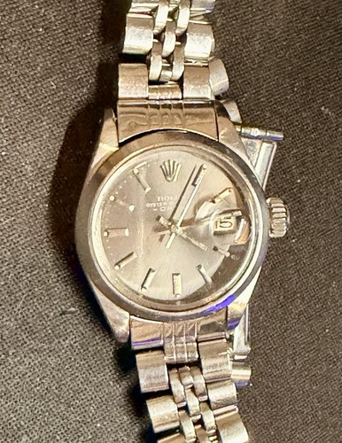 Rolex lady date 6916 gray - rolex,