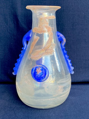 Vaso vetro scavo - vetro,